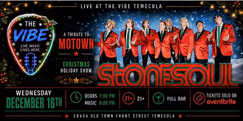 STONESOUL~A MOTOWN HOLIDAY SHOW!