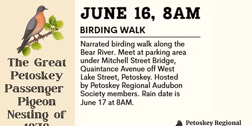 Birding Walk with Petoskey Regional Audubon Society