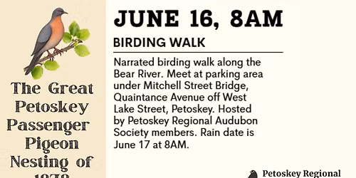 Birding Walk with Petoskey Regional Audubon Society