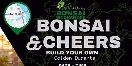 Bonsai & Cheers - Intracoastal Brewing- L&J Nursery -Golden Duranta