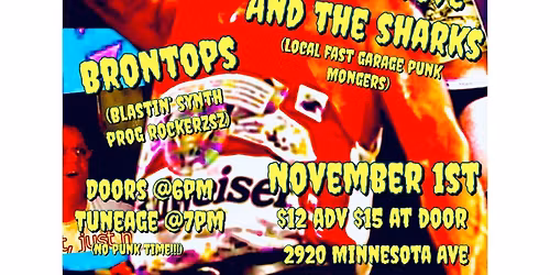 Scuba Steve & The Sharks \/ Minot \/ Brontops
