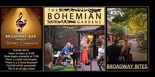 Omaha Broadway Bar at The Bohemian Gardens!