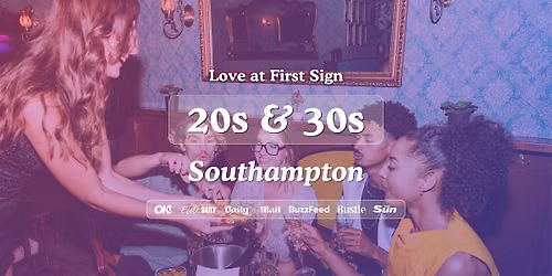 20s & 30s  Singles Night at Revolution Southampton | Love at First Sign