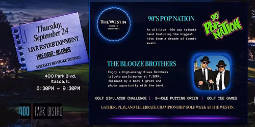 After Par-Tee, Night 1: The Blooze Brothers & 90s Pop Nation