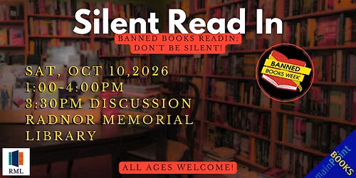 Banned Books ReadIN: Don't be Silent!