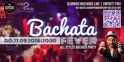 \ud83d\udc99 Bachata Fever | All Styles Bachata Party | September \ud83d\udc99