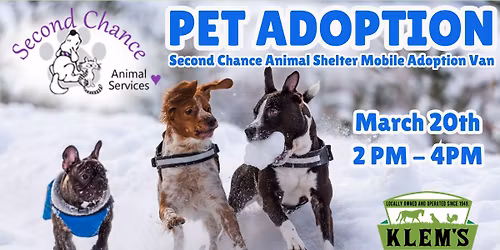 Second Chance Mobile Adoption Van at Klem's