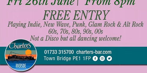 DJ Derek Gibson - Vinyl Night @Charters