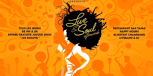 LIVE & SOUL AFTERWORK Feat  SOULNESS, NESSIA, MC MARINA, DJ JP MANO