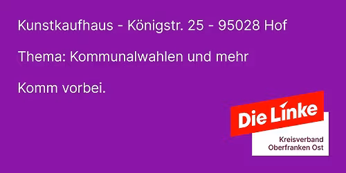 Linker Stammtisch in Hof 