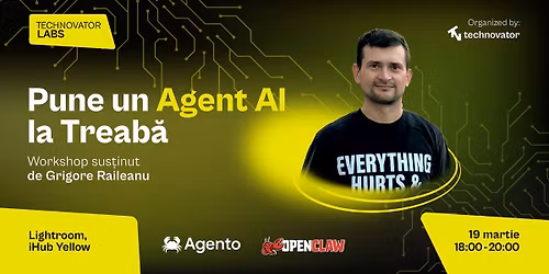 Workshop "Pune un Agent AI la Treab\u0103" cu Grigore Raileanu