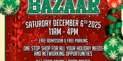 The 14th Annual Christmas Bazaar
