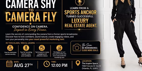 Take Yourself From Camera Shy to Camera Fly