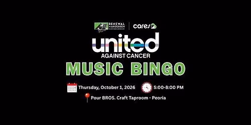 United Against Cancer - Music Bingo