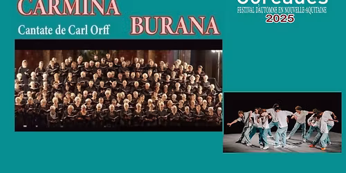 Carmina Burana de Carl Orff, Cantate pour chœurs, solistes, 2 pianos et percussions. 