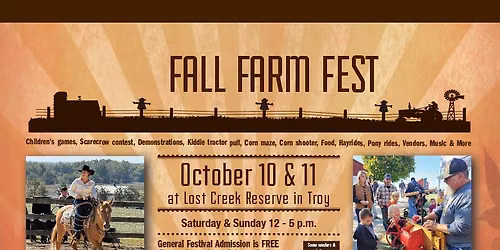 Fall Farm Fest at Lost Creek Reserve