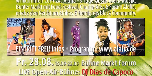24. Afrikafestival- Hamburg, Alafia 2026