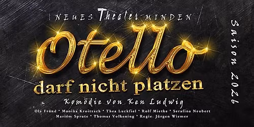 Otello darf nicht platzen - Kom\u00f6die von Ken Ludwig