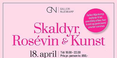 Galleri Nijenkamp inviterer til en overd\u00e5dig aften, hvor kunst og gastronomi smelter sammen.