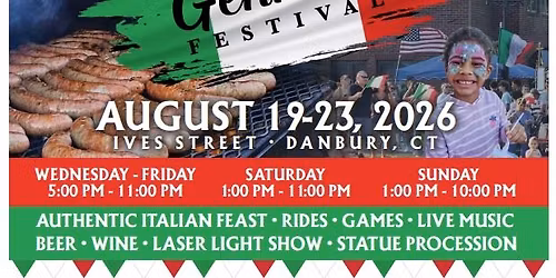 2026 Danbury San Gennaro Italian Festival