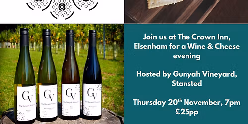 Wine & Cheese Evening with Gunyah Vineyard