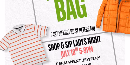 $5 FILL A BAG + SHOP & SIP