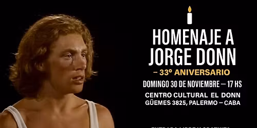 Jorge Donn 30 aniversario 