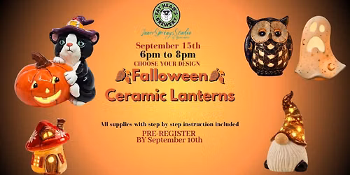 Falloween Ceramic Lantern Paint Night @ Fat Heads Brewery & Saloon