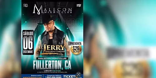EL JERRY GERARDO CORONEL EN FULLERTON