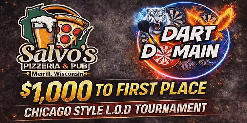 LOD-$1000 for 1st place