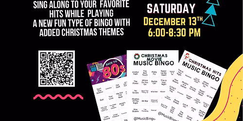 Music Bingo Night @ Tehachapi Winery after the Christmas Market