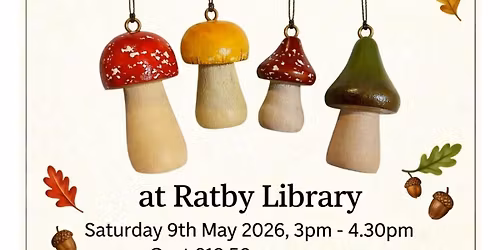 Paint your own Mushrooms - workshop
