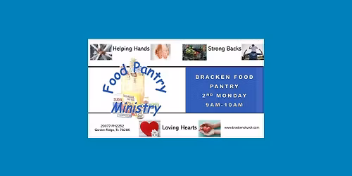 Monthly food pantry!