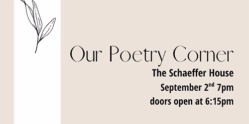 Our Poetry Corner