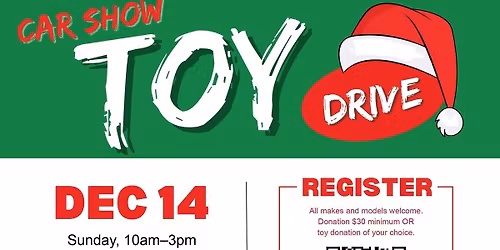 American Muscle Toy Drive Car Show.