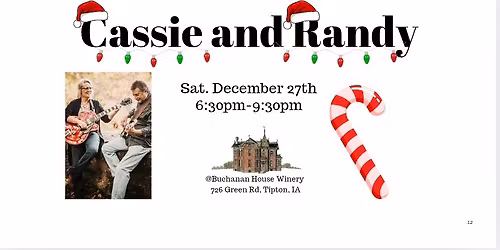 Pre- New Years Eve part featuring Cassie and Randy!