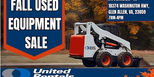 United Rentals Fall Used Equipment Sale