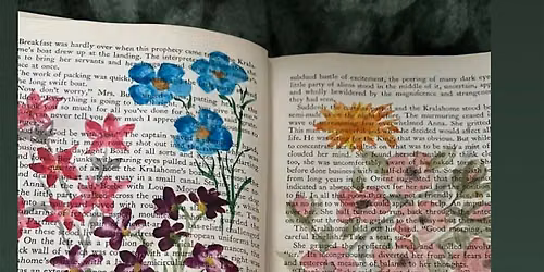 Watercolour on Vintage Book Pages