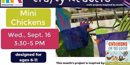 Crafty Readers - Mini Chickens