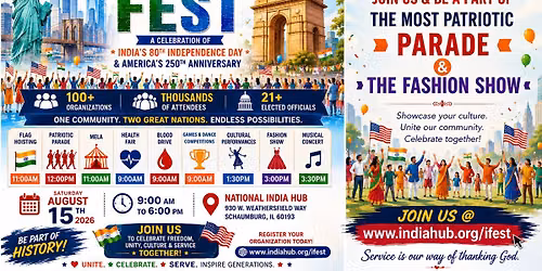 INDIA FEST \u2013 WHERE INDIA COMES TOGETHER