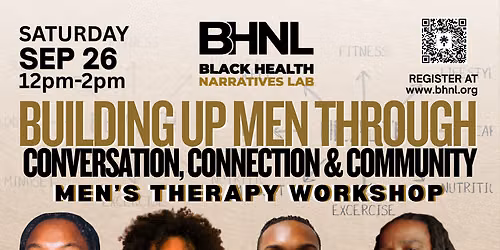 MEN\u2019S THERAPY WORKSHOP\n\nA Space for Men to Talk. Connect. Heal.