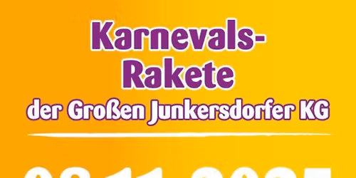 Karnevals-Rakete 2025 der GJ
