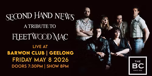 Second Hand News: A Tribute to Fleetwood Mac @ The Barwon Club Hotel