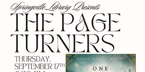 The Page Turners - One Dark Window