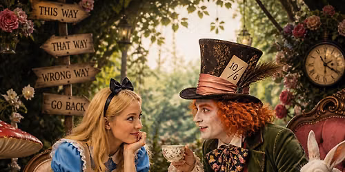 Afternoon Tea with The Mad Hatter & Alice 