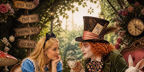 Afternoon Tea with The Mad Hatter & Alice 