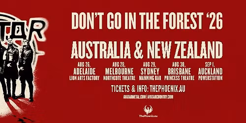 AVATAR @ POWERSTATION, AUCKLAND