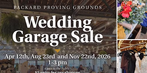 Wedding Garage Sale