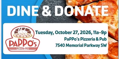 Dine & Donate night at PaPPo\u2019s Pizza!
