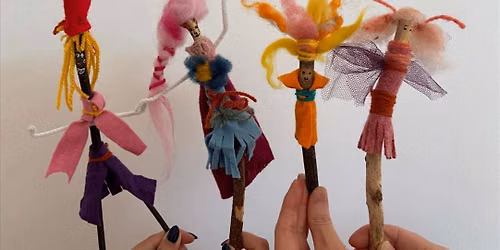Autumn faerie puppet crafting